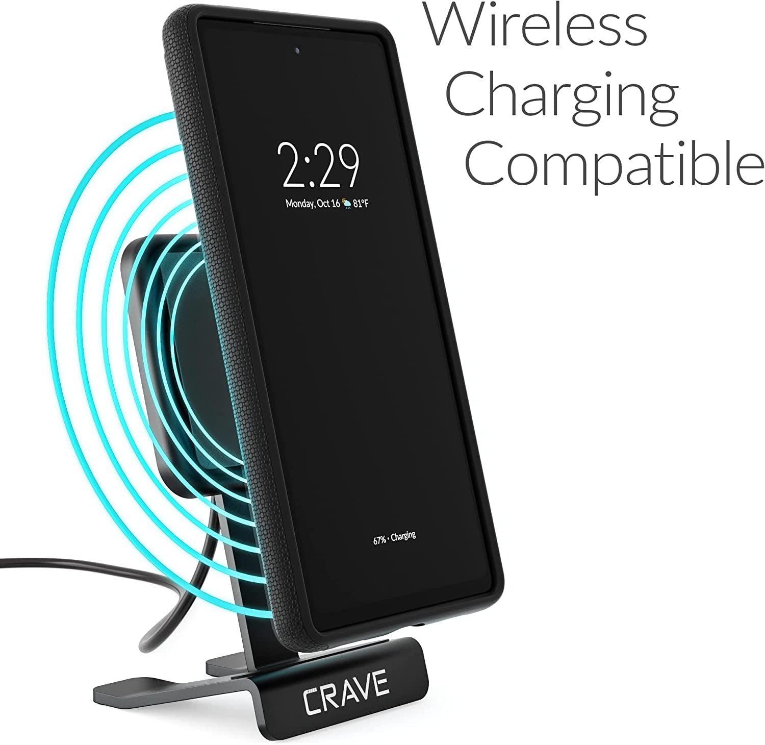 Crave Dual Guard for Google Pixel 6A Case, Shockproof Protection Dual Layer Case for Google Pixel 6A - Black  Crave   