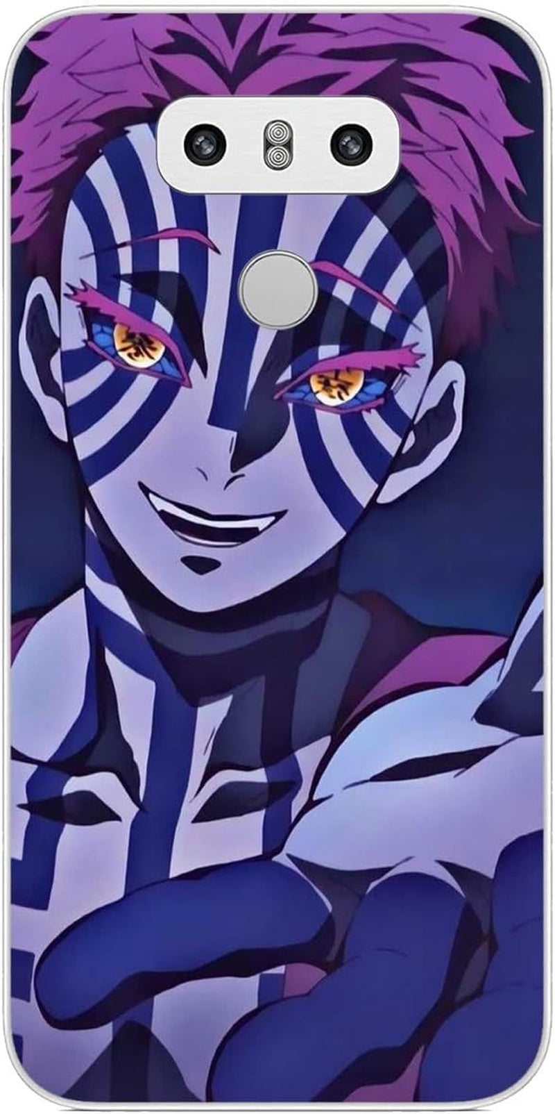 TINTAG Compatible with LG G6 | LG G6+ | LG G6 plus Case Juuni with Kibutsuji Kitsuki Muzan 238, Anime Phone Cases Shockproof Soft TPU Case Clear  TINTAG Juuni With Akaza Kitsuki 893  