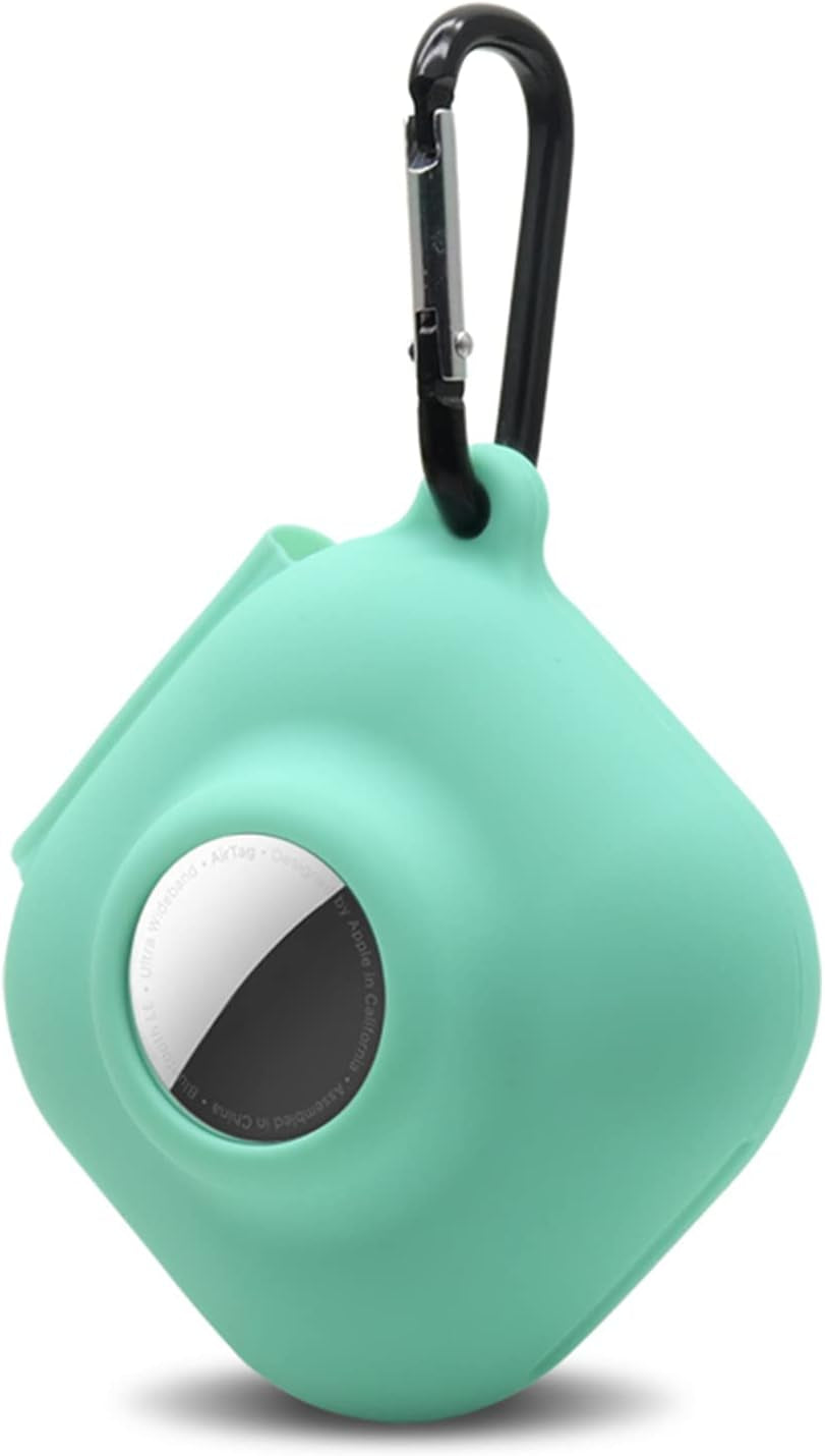 Glow Case for Beats Fit Pro Airtag Wireless Noise Cancelling Earbuds,Carrying Case Premium Soft Skin Cover Shock-Absorbing,Anti-Scratch Protective Case with Keychain(Glow Blue)  2022321 13  