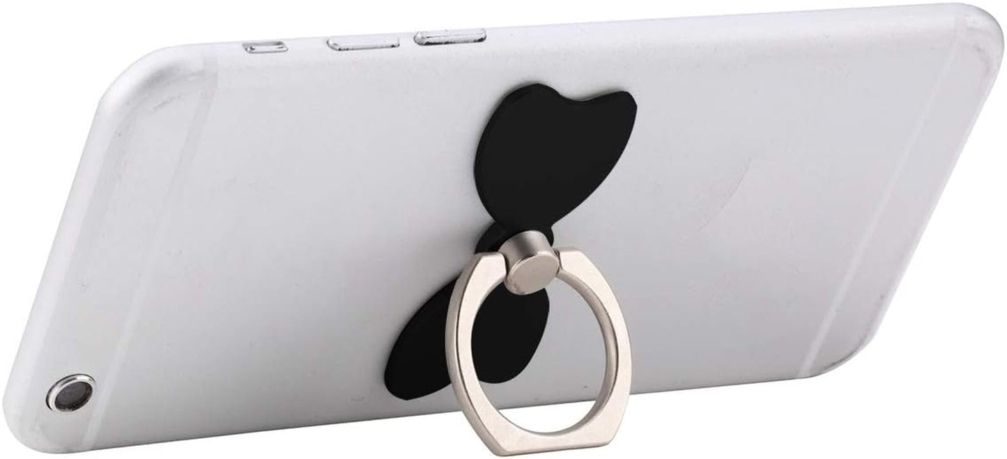 Lenoup 4 Pack Cell Phone Bow Ring Holder,Bowknot Phone Ring Kickstand,360 Rotation Cell Phone Finger Ring Grip for Almost All Phones,Pad  lenoup   
