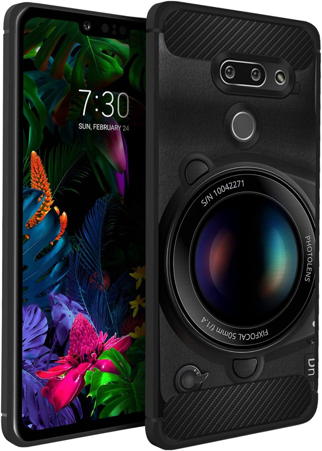 Casesondeck Case Compatible with [LG G8 Thinq/Lg G8] Pictorial Patterned TPU Design Case Flexible Slim and Elegant (Astronaut)  CasesonDeck Camera  