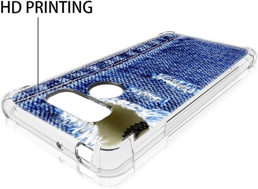 SHUMEI Phone Case for LG G6 with Screen Protector,Clear Soft TPU Bumper Protective Cover Creative Personality Design  SHUMEI   