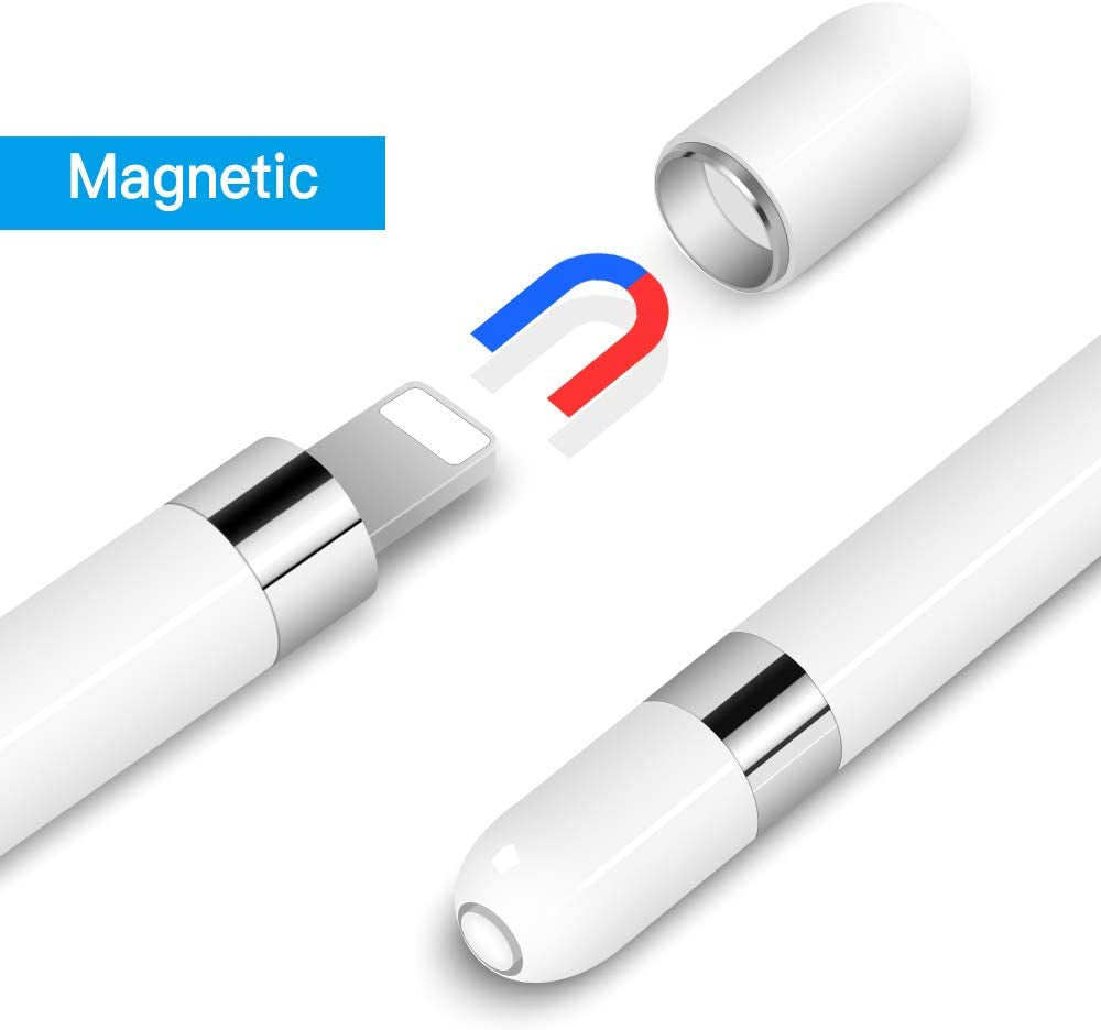 COOYA Replacement Cap Compatible with Apple Pencil, Magnetic Protective Cap Cover Ipencil Cap for Ipad Pro Pencil  COOYA   