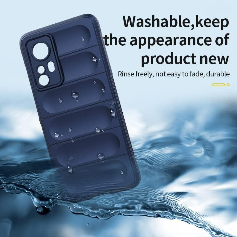 Xiaomi 12 Lite Case, Eabhulie Flexible TPU Silicone Non-Slip Shock-Absorbent Case Cover for Xiaomi 12 Lite Green  EabHulie   