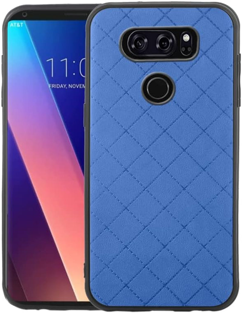 ELISORLI Compatible with LG V35 Thinq V30 plus Case Rugged Thin Slim Cell Accessories Anti-Slip Fit Rubber TPU Mobile Phone Soft Cover for LGV30 LGV35 LG30 LG35 V 30 35 V30+ V30S H931 Women Men Black  ELISORLI Blue  