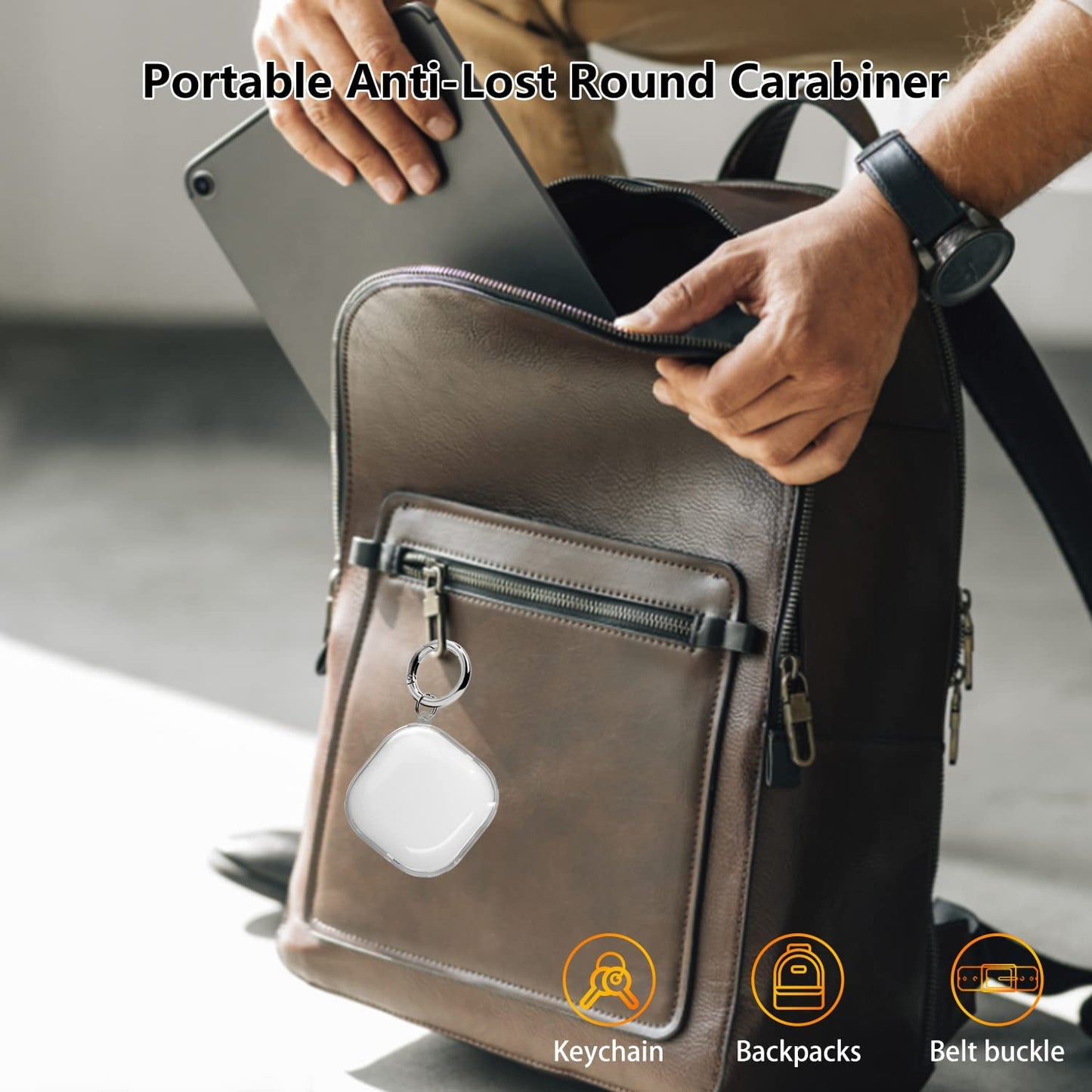 Aircawin Clear Case for Samsung Galaxy Buds 2 Pro Case 2022/Galaxy Buds 2 Case 2021/Galaxy Buds Pro Case 2021/Galaxy Buds Live Case 2020 Clear Cover,Soft TPU Transparent Case with Keychain-Clear  Aircawin   