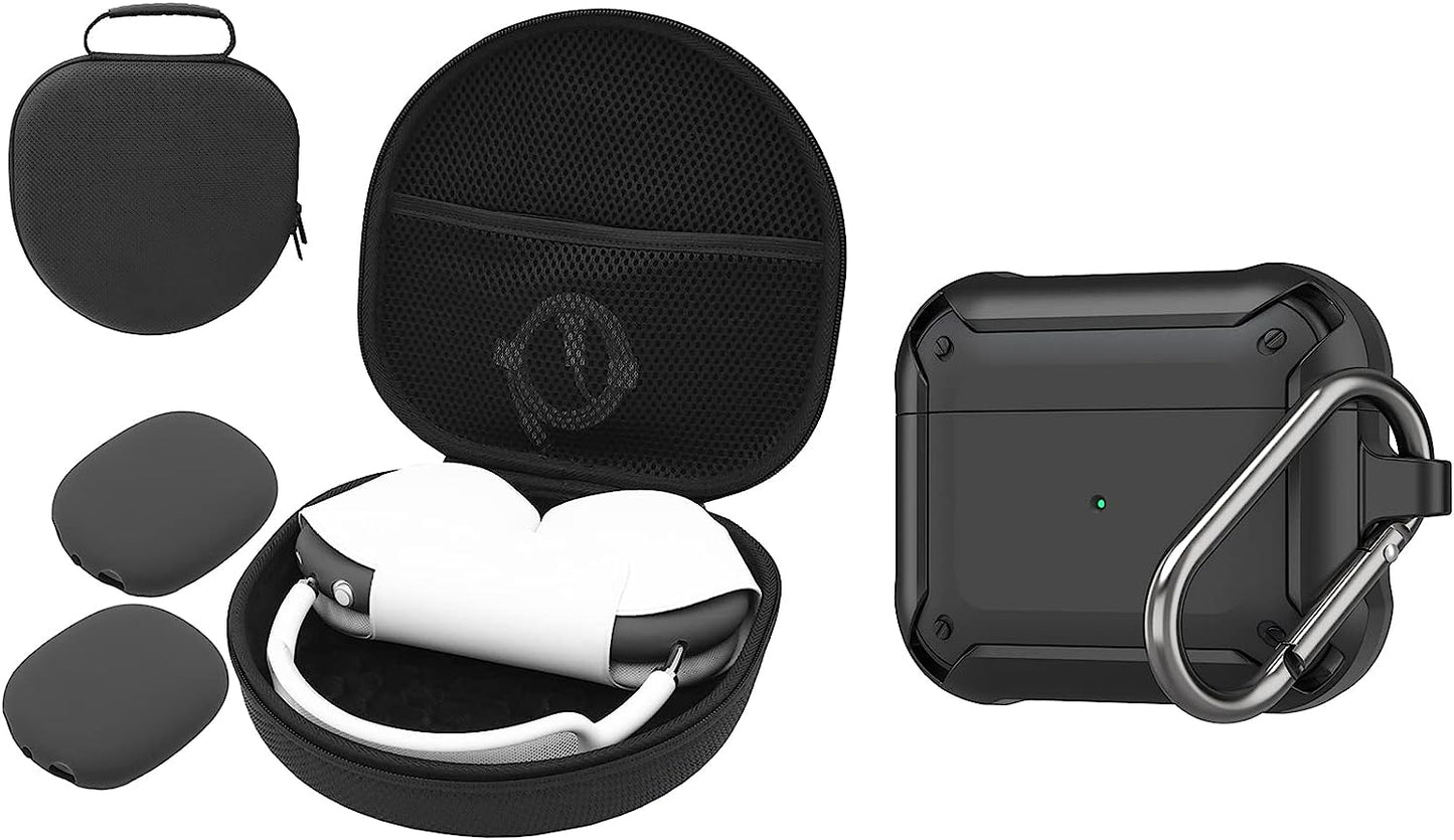 Procase Hard Case for Airpods Max Bundle with Airpods 3 Case 2021 with Keychain  ProCase   