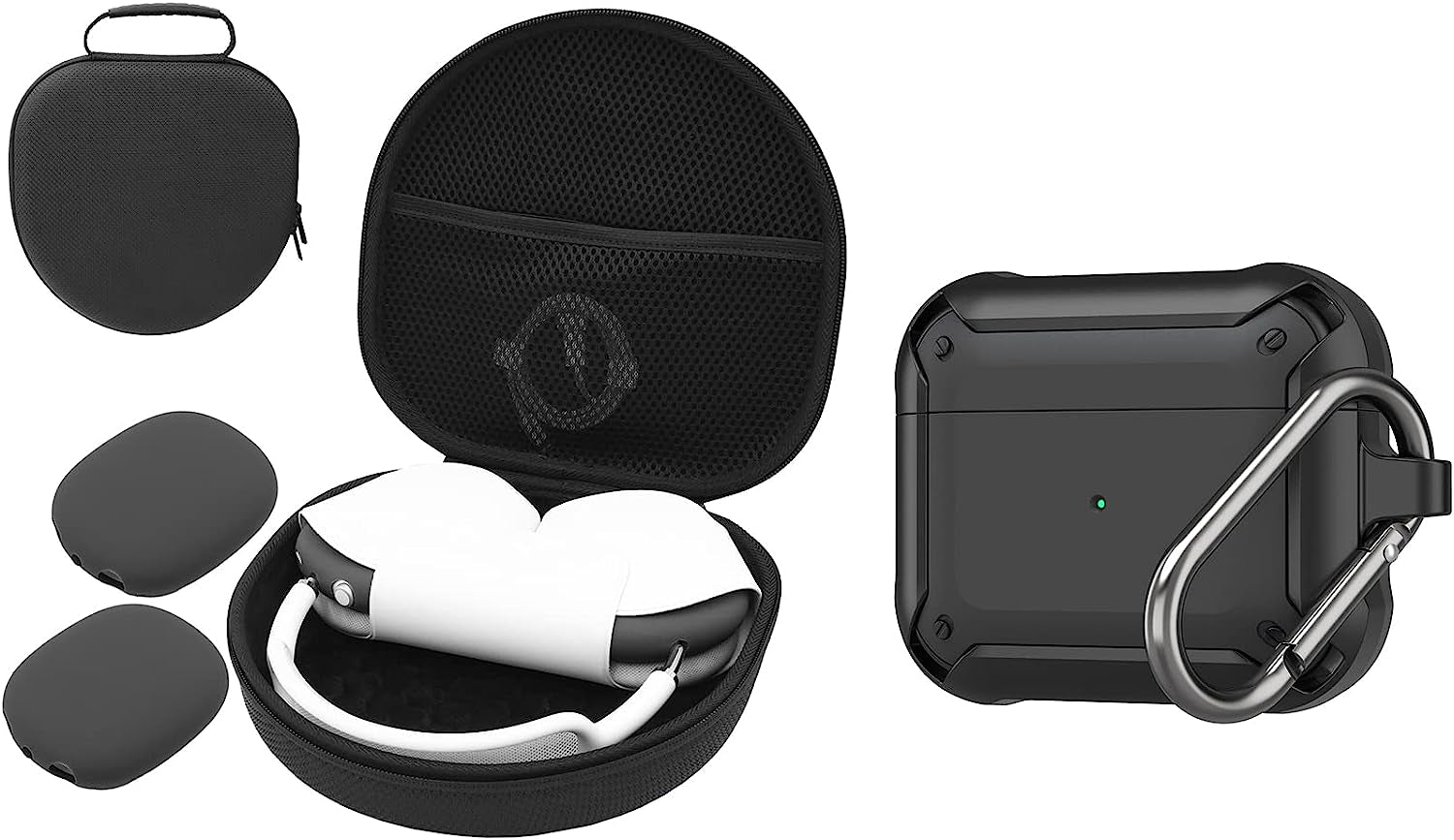 Procase Hard Case for Airpods Max Bundle with Airpods 3 Case 2021 with Keychain  ProCase   