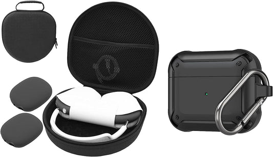 Procase Hard Case for Airpods Max Bundle with Airpods 3 Case 2021 with Keychain  ProCase   