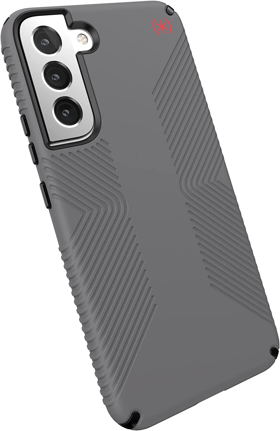 Speck Products Presidio2 Grip Samsung Galaxy S22+ Case, Graphite Grey/Black/Bold Red  Speck Products   