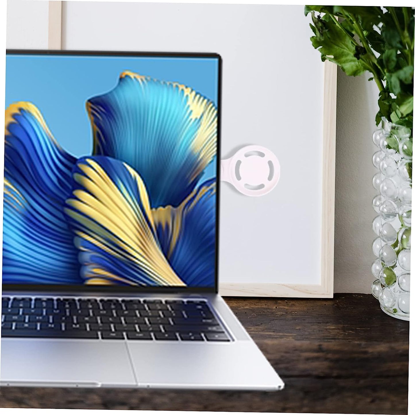 Mikikit 2Pcs Mobile Phone Holder Tablet Magnetic Mount Magnetic Phone Holder PC Laptop Phone Holder Mount Phone Holder Stand Laptop Phone Holder Cell Phone Holders Laptop Phone Mount Flat  Mikikit   