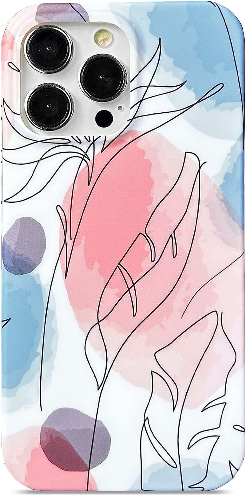 J.West for Iphone 14 Pro Case 6.1",Shiny Soft Shockproof Cute Clear Love-Heart Phone Protective Cover for Women,Glitter Plating Pattern Design TPU Bumper Slim Fit Phone Case for Girls  J.west Blue Pink  