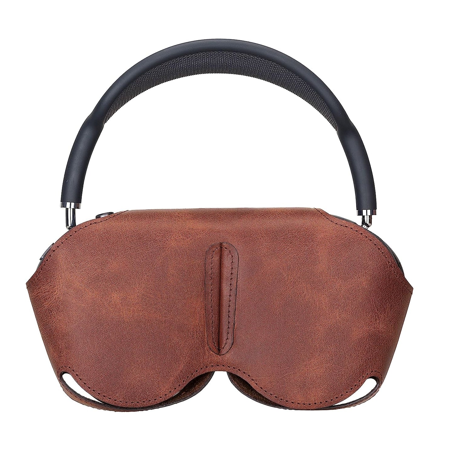HARDISTON Airpods Max Case, Genuine Leather Handmade, Protective Premium Leather Ear Cup Covers, Soft-Slim Travel Carrying Case, Compatible for Airpods Max (Brown)  HARDISTON   