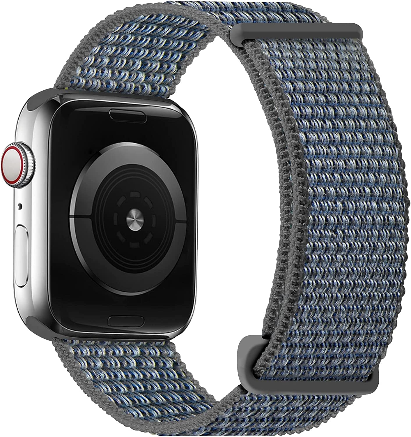 Oxwallen Sport Loop Nylon Band Compatible with Apple Watch 7/8 Ultra 49Mm 45Mm 42Mm 44Mm, Comfortable Braided Strap Women Men Competible for Iwatch SE & Series 7/8 6 5 4 3, Black  OXWALLEN Storm Gray 41/38/40MM 