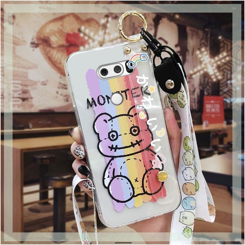 TPU Original Lulumi Phone Case for LG V30/LG V30 Plus/Lg V30+, Astronaut for Girls for Woman for Men Anti-Dust Back Cover Shockproof Luxury New Beautiful Anime Soft for Boy Black Case Silicone, 7  Lulumi 8 Lg V30/Lg V30 Plus/Lg V30+ 