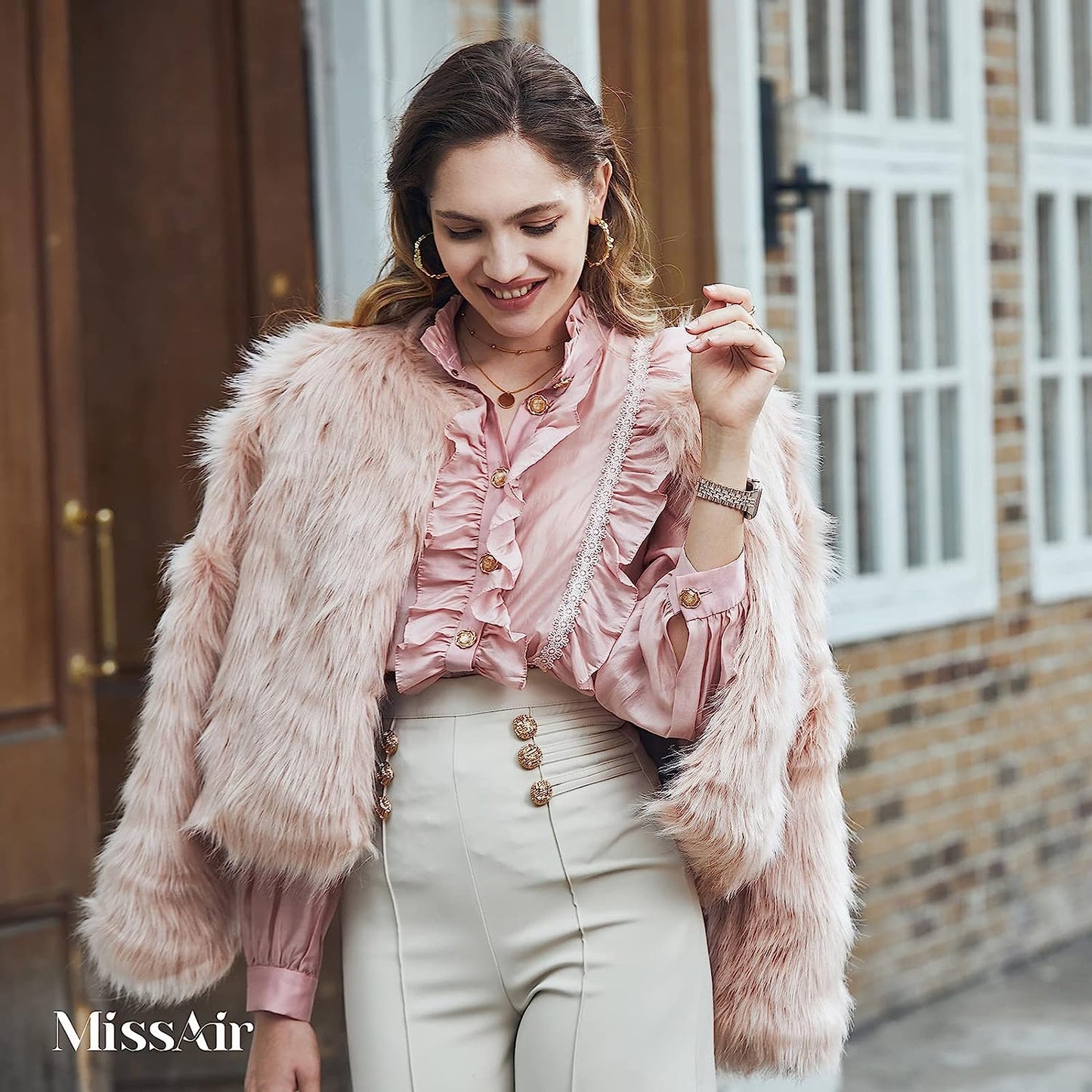 Missair Compatible with Apple Watch Band 38Mm 40Mm 41Mm 42Mm 44Mm 45Mm Series 8 7 6 5 4 3 2 1 SE, Women Diamond Bling Bracelet Jewelry Metal Replacement Wristband Strap for Iwatch  Missair   