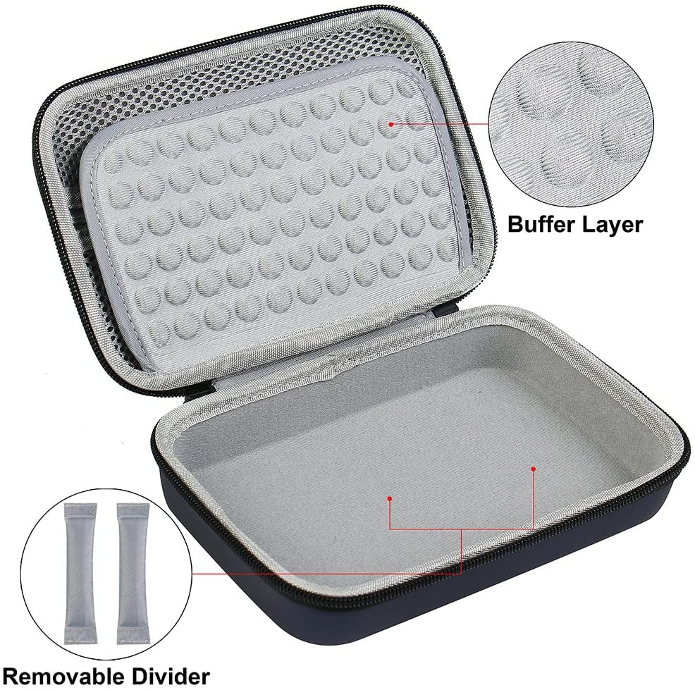 Comecase Hard Case for Apple Pencil, Magic Mouse 2 and 1, for Magsafe Power Adapter, for Beatsx Earphone, for Airpod, Magnetic Charging Cable, Electronics Accessories Organizer Storage Bag - Blue  Comecase   