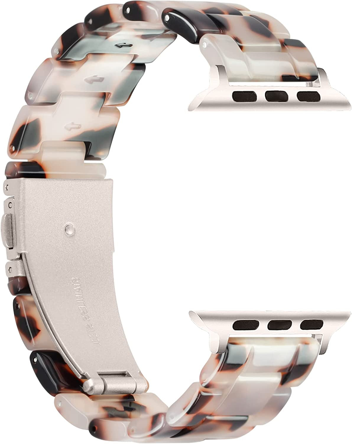 Vamyzji Compatible with Apple Watch Band 41Mm 40Mm 38Mm or 49Mm 45Mm 44Mm 42Mm, Light Waterproof Easy Adjustable Resin Replacement Iwatch Band for Apple Watch Ultra Series 8 Series 7 6 SE 5 4 3 2 1  Vamyzji   