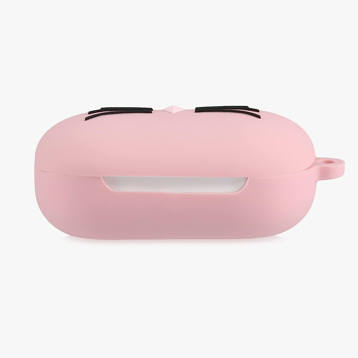 Kwmobile Silicone Case Compatible with Samsung Galaxy Buds/Buds plus - Case Soft Cover - Cat Black/Pink  KW-Commerce   