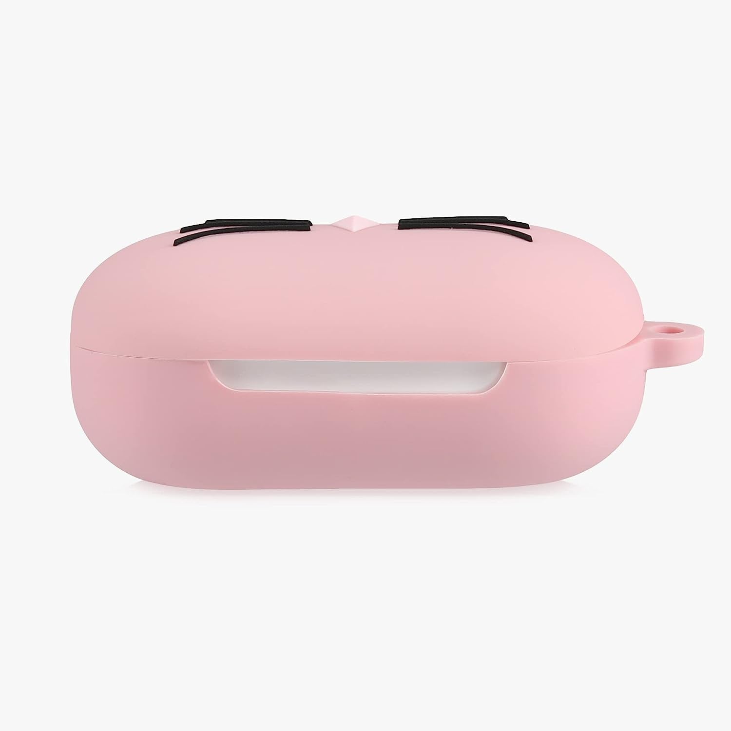 Kwmobile Silicone Case Compatible with Samsung Galaxy Buds/Buds plus - Case Soft Cover - Cat Black/Pink  KW-Commerce   