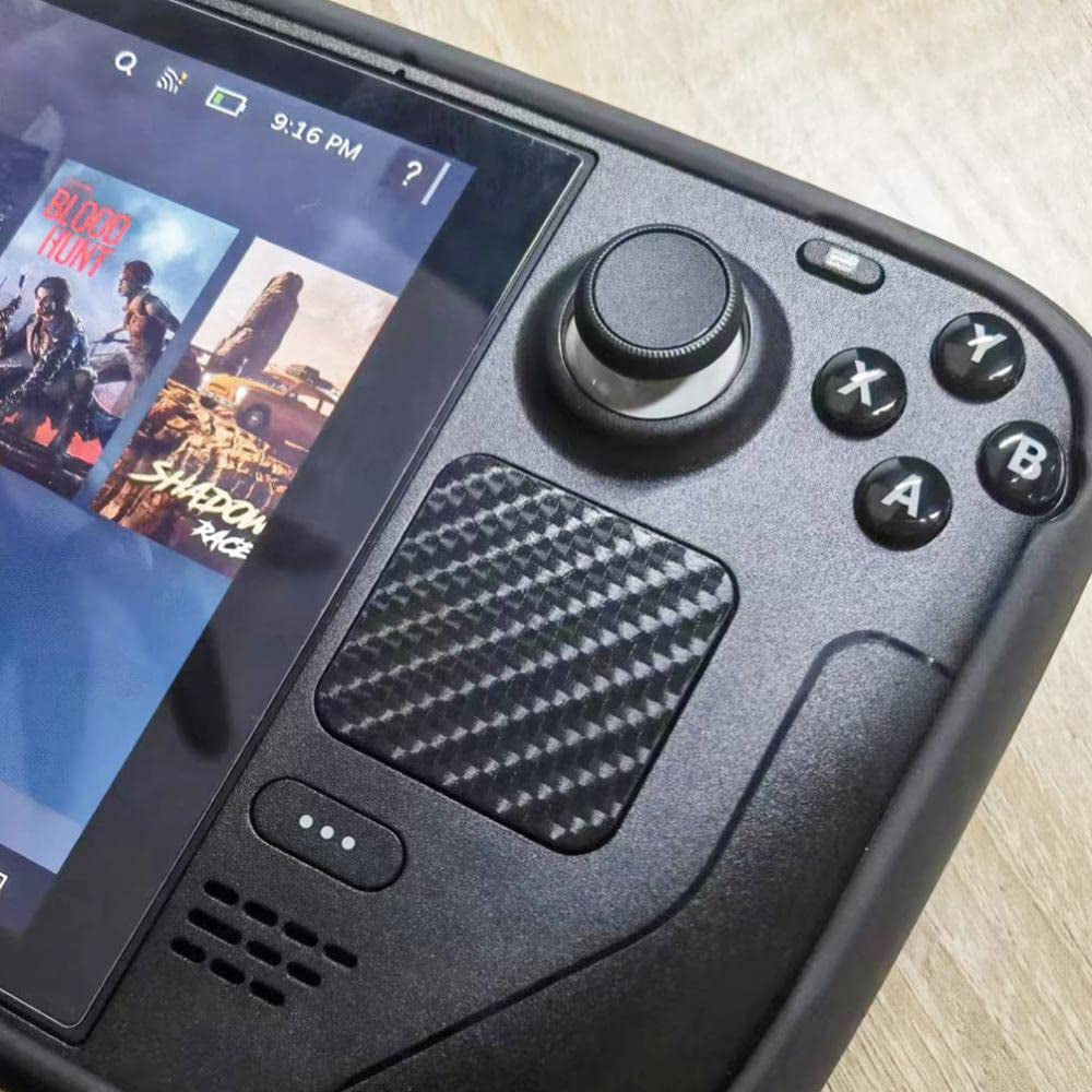 TGDPLUE Protect Skin Set for Steam Deck with Touch Pads Skins,Auxilliary Buttons Skin,4 Thump Grip Caps,Rubber Dust Plugs  TGDPLUE   