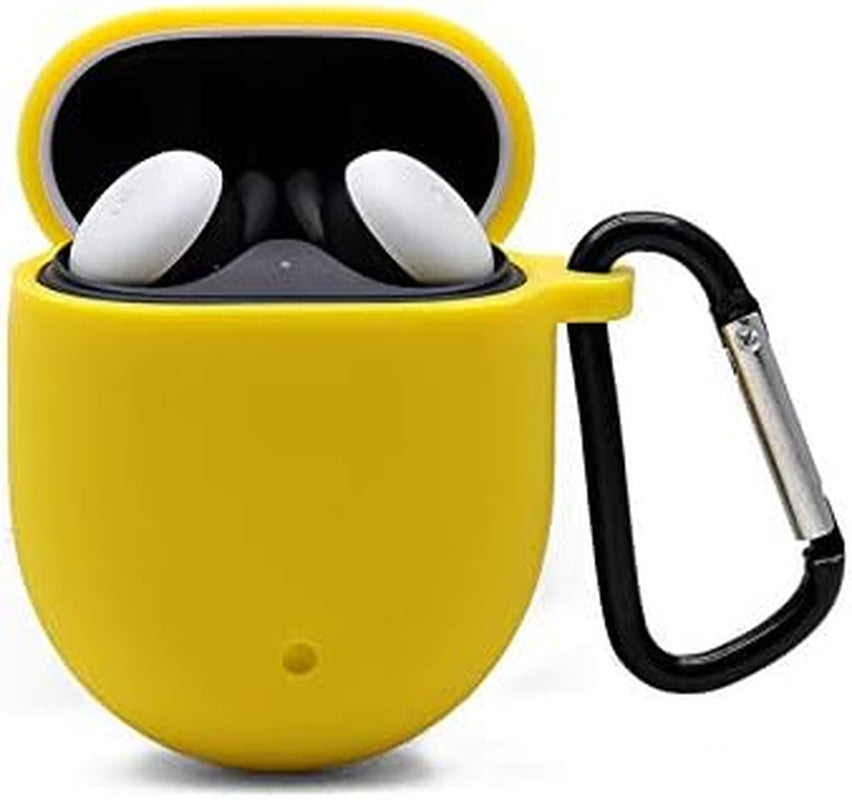 ZALUJMUS Silicone Case for Google Pixel Buds 2, Soft and Flexible, Scratch/Shock Resistant Silicone Cover for Google Pixel Buds 2 Headphones (Yellow)  ZALUJMUS   