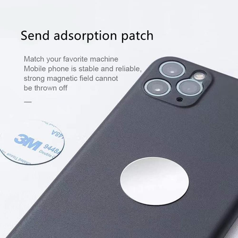 Dlmlemu Magnetic Phone Holder for Laptop, Slim Portable Adjustable Computer Monitor Side Clip Expansion Bracket for 4 - 8 Inches Iphone Smartphone, Mobile Phone Holder for Laptop Side Mount  Dlmlemu   