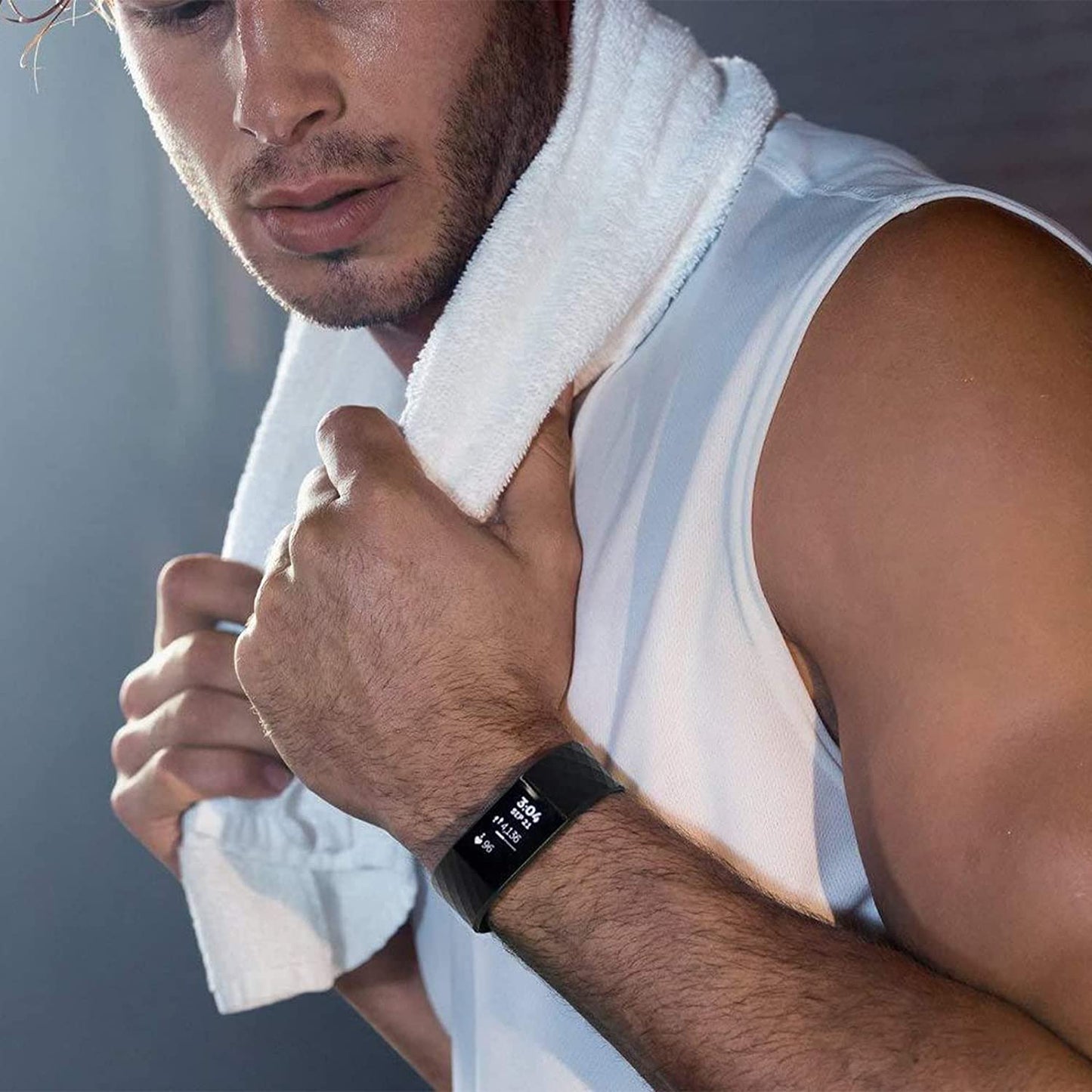 3 Pack Silicone Bands for Fitbit Charge 4/ Fitbit Charge 3/ Charge3 Se,Silicone Fitness Sport Wristbands for Women Men Small Large  Cone   