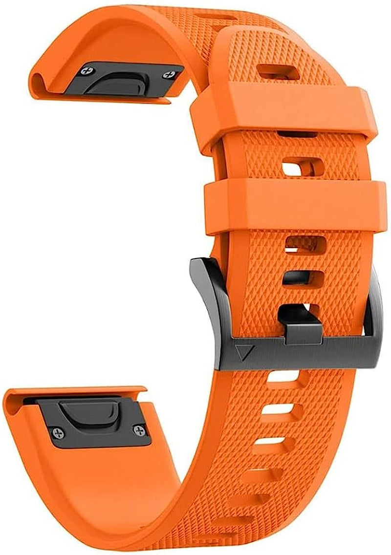 Eeomoik Silicone 22Mm Band Straps for Garmin Fenix 5 plus 6 Pro 7 935 945 S60 S62 Smart Quick Fit Wristband for Garmin Epix Bracelet  EEOMOiK Medium For Epix 