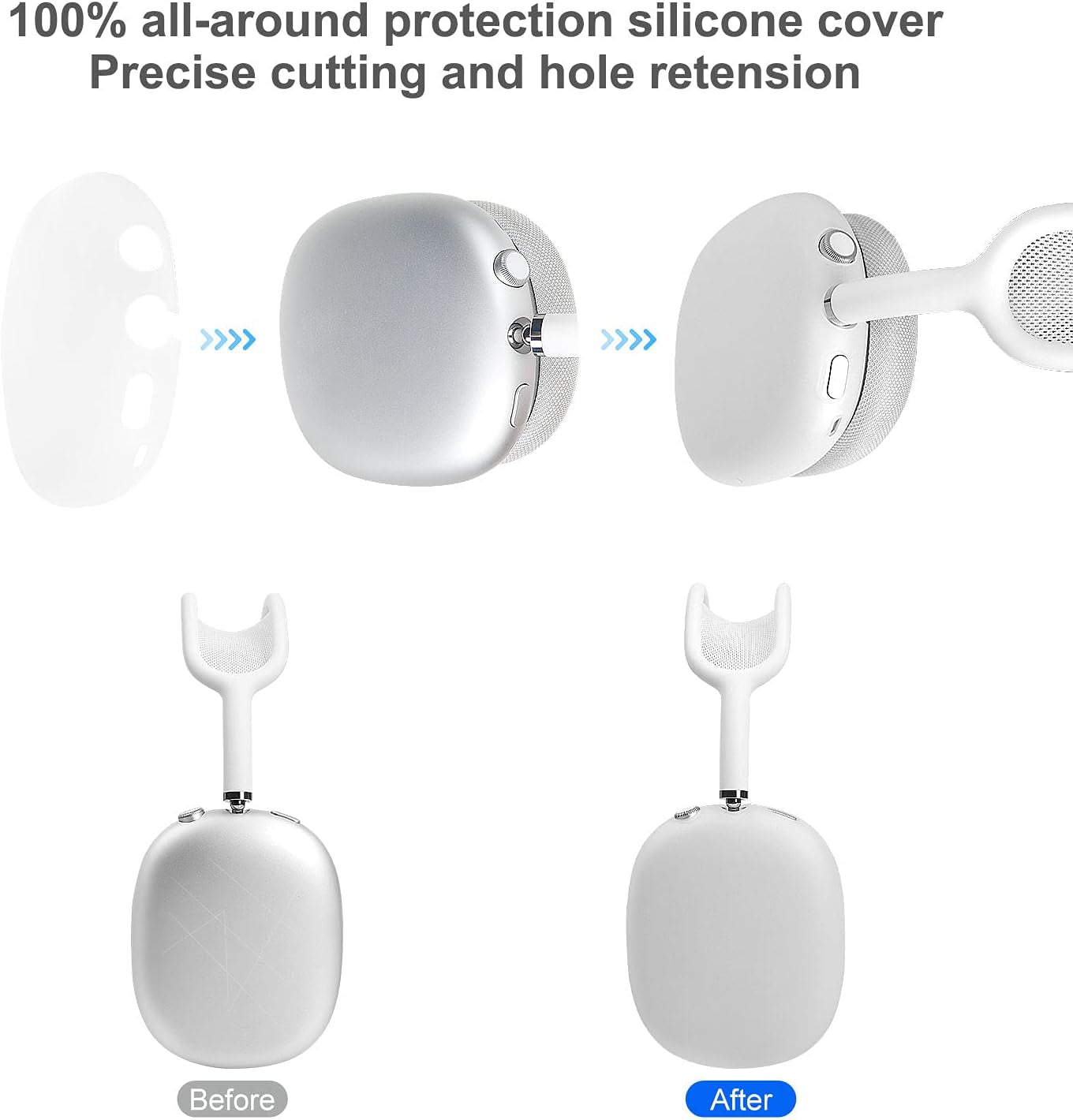 Airpods Max Case Hard Carrying Case for New Airpods Max Portable Storage Bag with Mesh Pocket for Airpods Max Accessories (Black + Red)  Taessv   