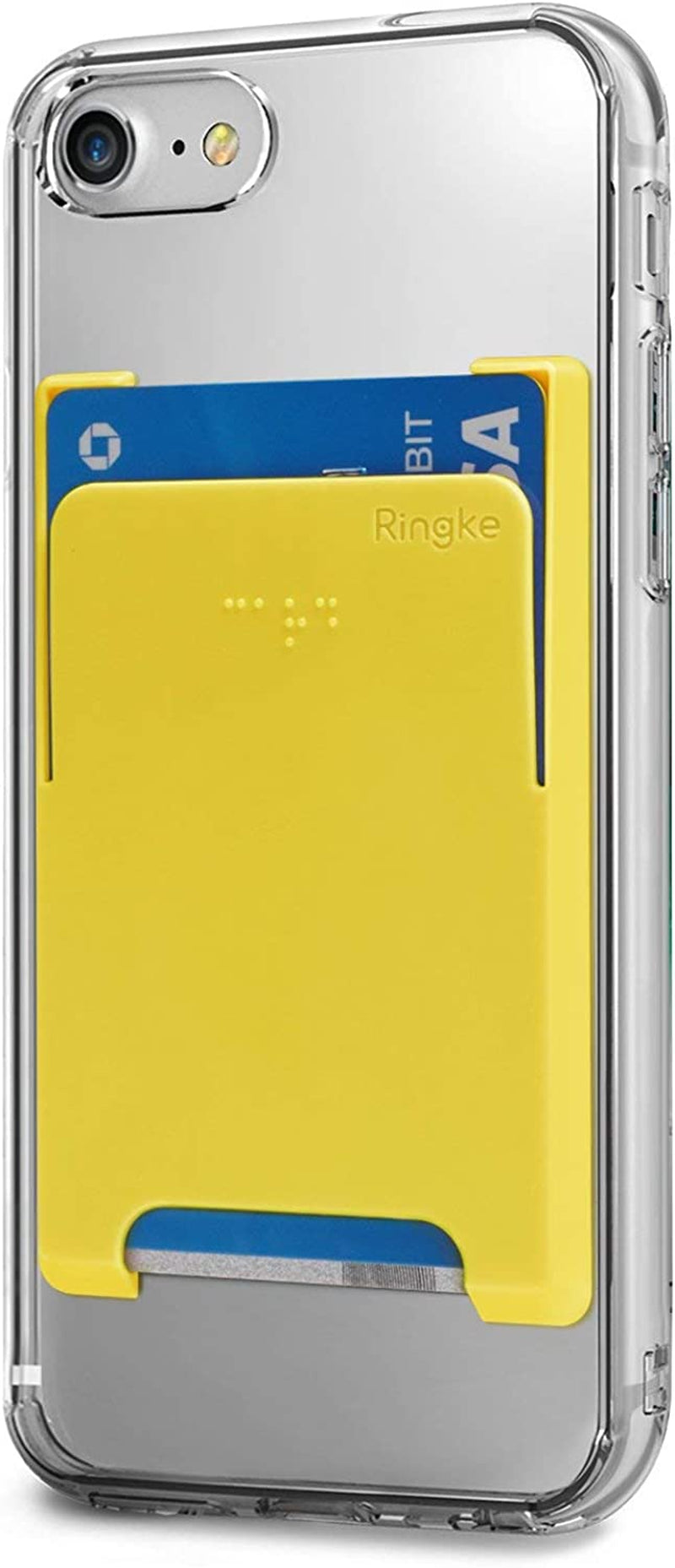 Ringke US VAR Slot Card Holder 1 Pack  Rearth Yellow (Adhesive) Adhesive 