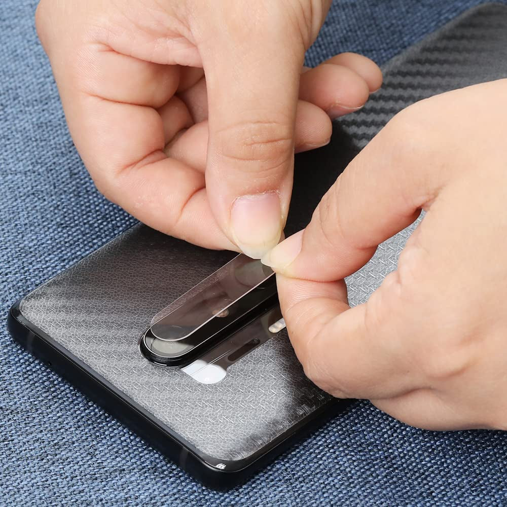 Ibywind Screen Protector for Oneplus 8 Pro,With 2Pcs Flexible TPU Film,1Pc Camera Lens Protector,1Pc Backing Carbon Fiber Film [Fingerprint Reader,Easy to Install]  IBYWIND   