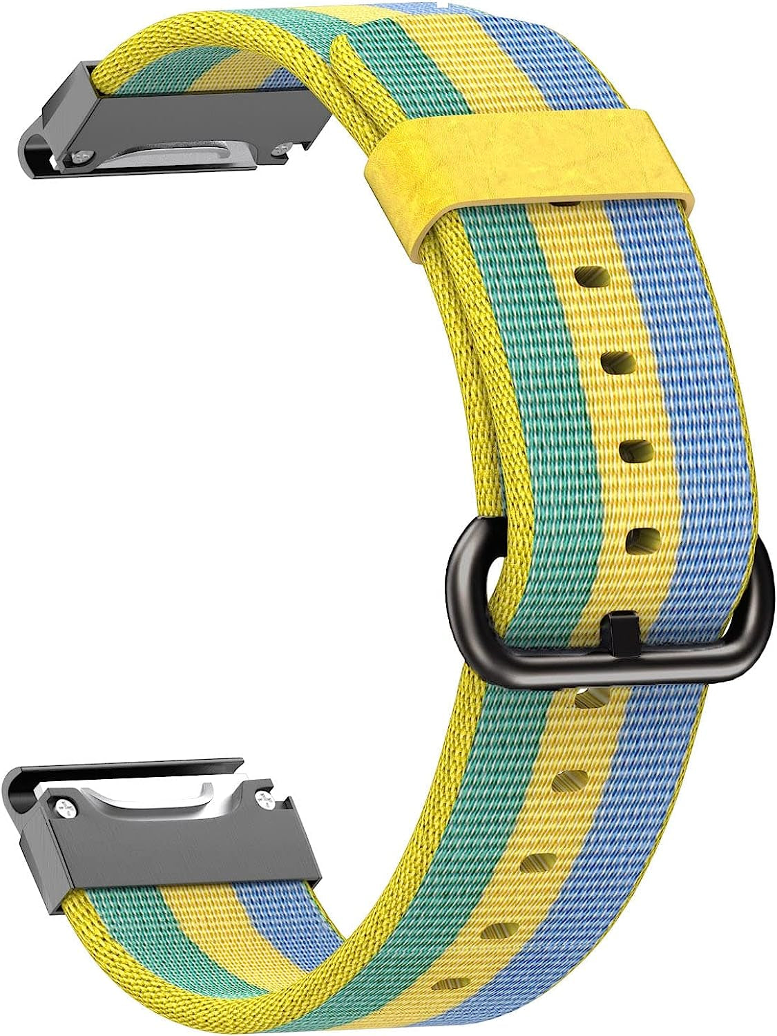 KAVJU Nylon Quick Release Bands for Garmin Fenix 6 Pro 5 plus Strap 22Mm Easyfit Watchband Forerunner 945 935 Wrist Correa Replacement  KAVJU C 22mm Width 