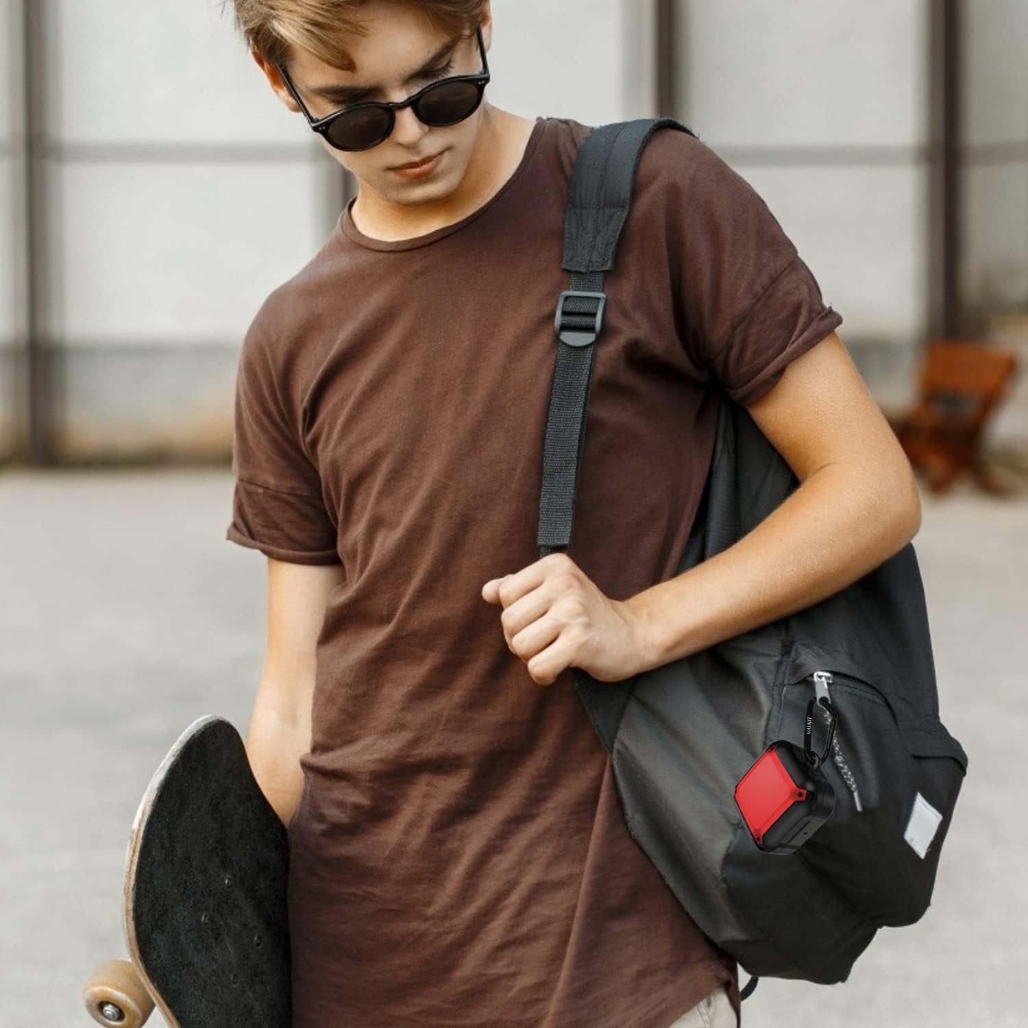 Valkit Compatible Samsung Galaxy Buds2 Pro Case(2022)/Galaxy Buds 2 Case 2021/Galaxy Buds Pro/Galaxy Buds Live 2020 Case Rugged Protective Earbuds Cover with Keychain/Zipper Box for Men Women  VKT   