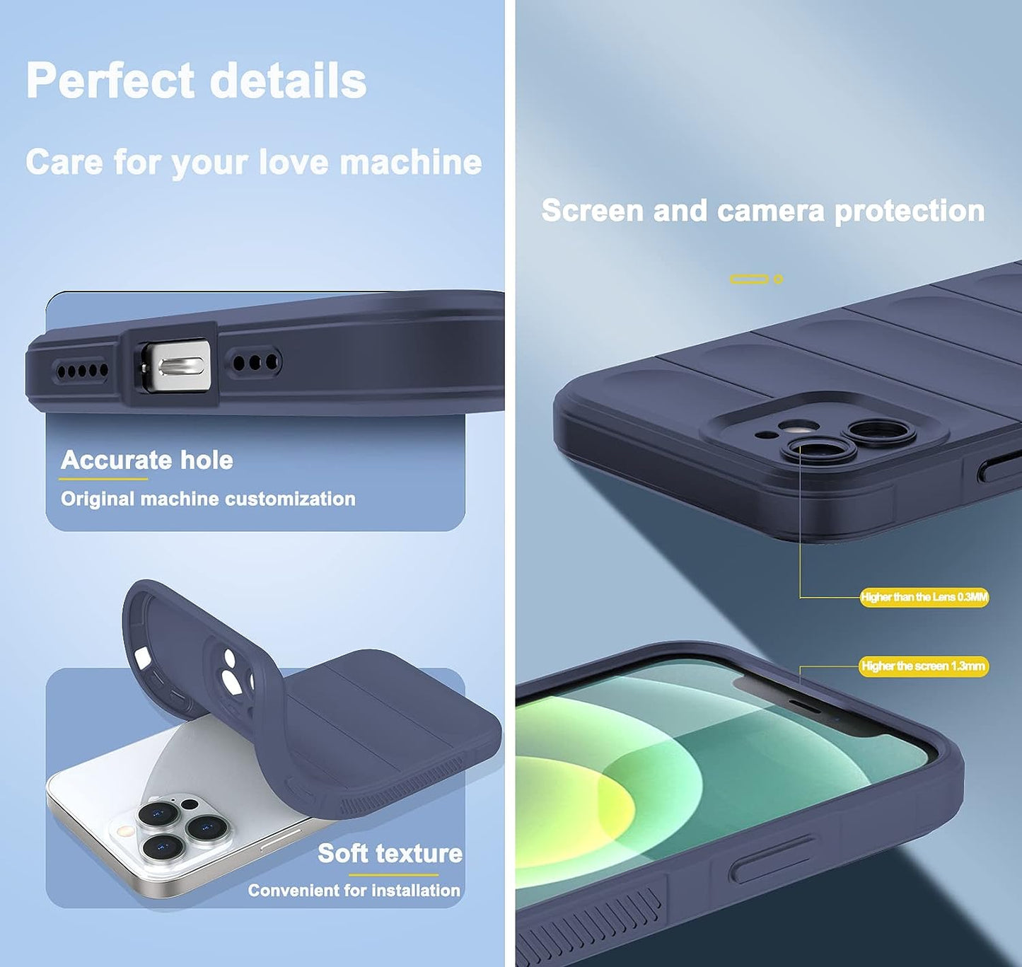 Tiwinxing Case Compatible with Oneplus Nord N30 5G Case Shockproof, Soft TPU Slim Oneplus Nord N30 5G Case for Women Men Anti-Scratch Protective Phone Case (Blue)  Tiwinxing   