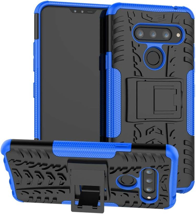 CJ Sunshine LG V40 Thinq Case Detachable PC + TPU Shockproof Tough Rugged Dual-Layer Case Cover for LG V40 Thinq -Green  CJ Sunshine Blue For Lg V40 Thinq 