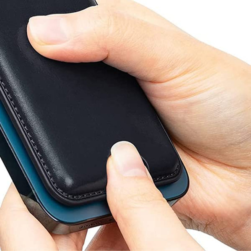 Magnetic Wallet Card Holder Compatible with Apple Magsafe Wallet for Iphone 14 Pro Max/14 Pro/14/14 Plus, Mag Safe Wallet for Iphone 13 Pro Max/13 Pro/13/13 Mini/Iphone 12 Series, Midnightblack  iLodn   