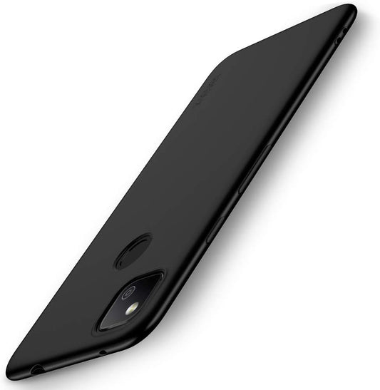 X-Level Google Pixel 4A Case Slim Fit Mobile Phone Case [Guardian Series] Soft TPU Matte Finish Ultra-Thin Light Protective Cell Phone Back Cover for Google Pixel 4A-Black  X-level   