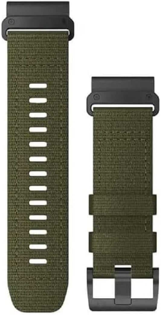 Garmin Quickfit 26Mm Replacement Watch Band, Ranger Green Nylon Band  Garmin   