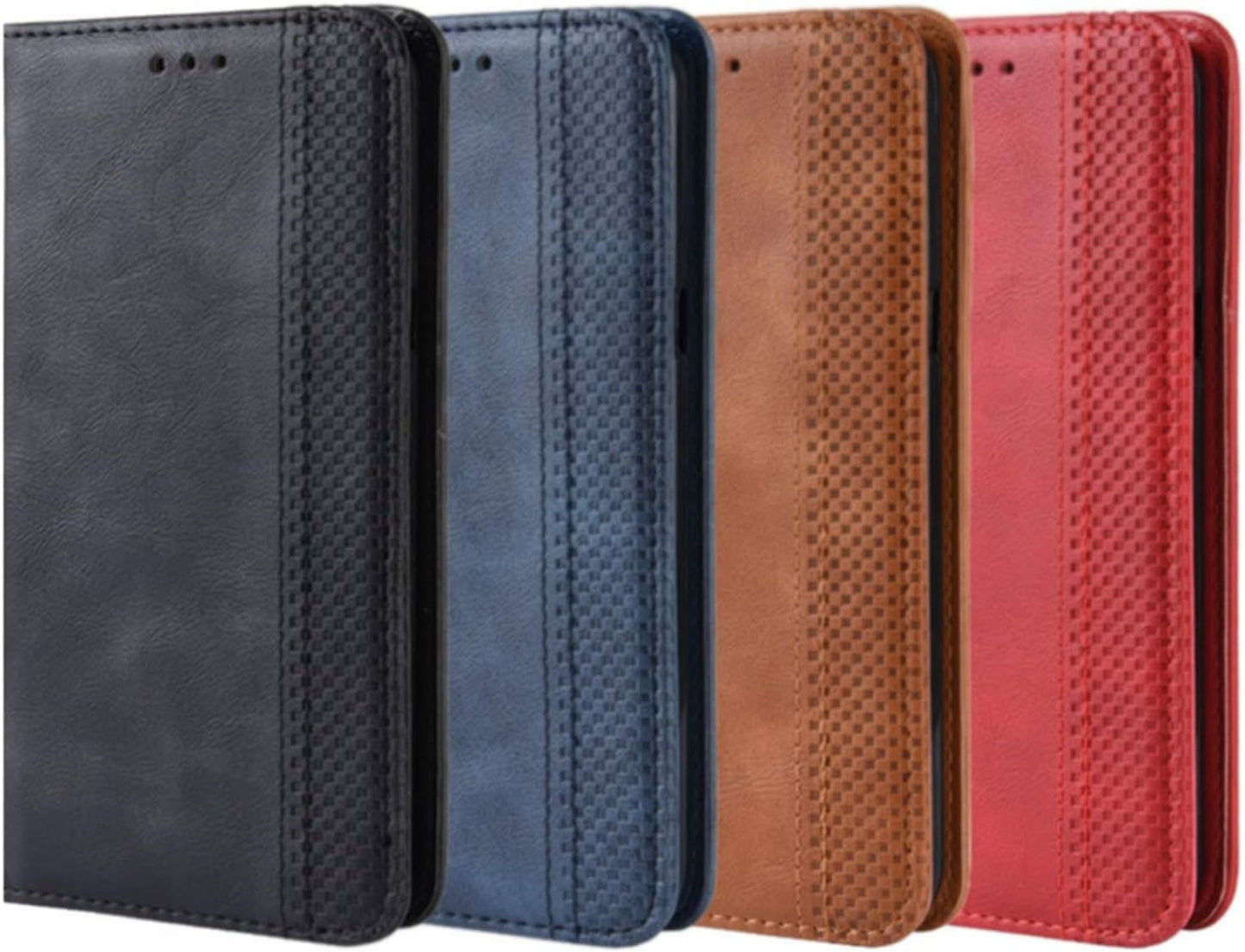 Hualubro LG G8 Thinq Case, LG G8 Case, Retro PU Leather Full Body Shockproof Wallet Flip Case Cover with Card Slot Holder and Magnetic Closure for LG G8 Thinq Phone Case (Brown)  HualuBro   