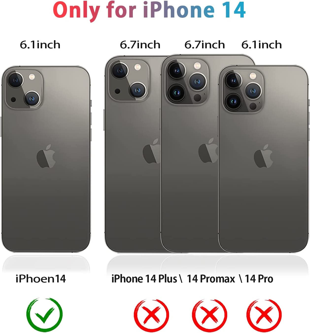 Diverbox for Iphone 14 Case [Shockproof] [Dropproof] [Tempered Glass Screen + Camera Lens Protector],Heavy Duty Protection Phone Case Cover for Apple Iphone 14 (Blue)  DiverBox   