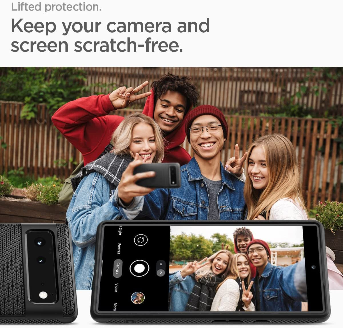 Spigen Liquid Air Armor Designed for Google Pixel 6 Case (2021) - Matte Black  Spigen   