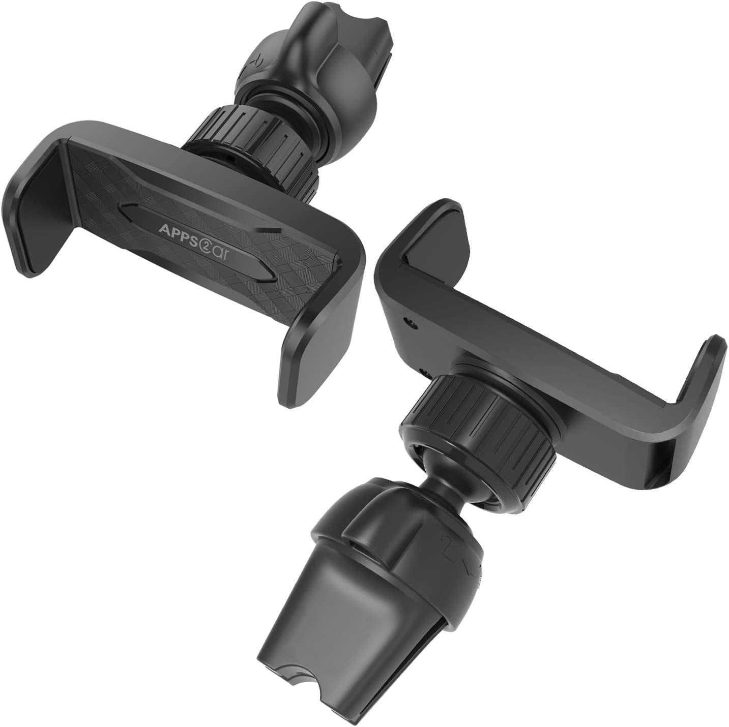 [2 Pack]Apps2Car Vent Car Phone Holder, Air Vent Phone Holder for Car, Car Vent Phone Mount, Car Air Vent Clip Holder, Universal Phone Car Mount, Cellphone Holder with Expandable Grip,Vent Mount Phone  Wiiki-Tech   