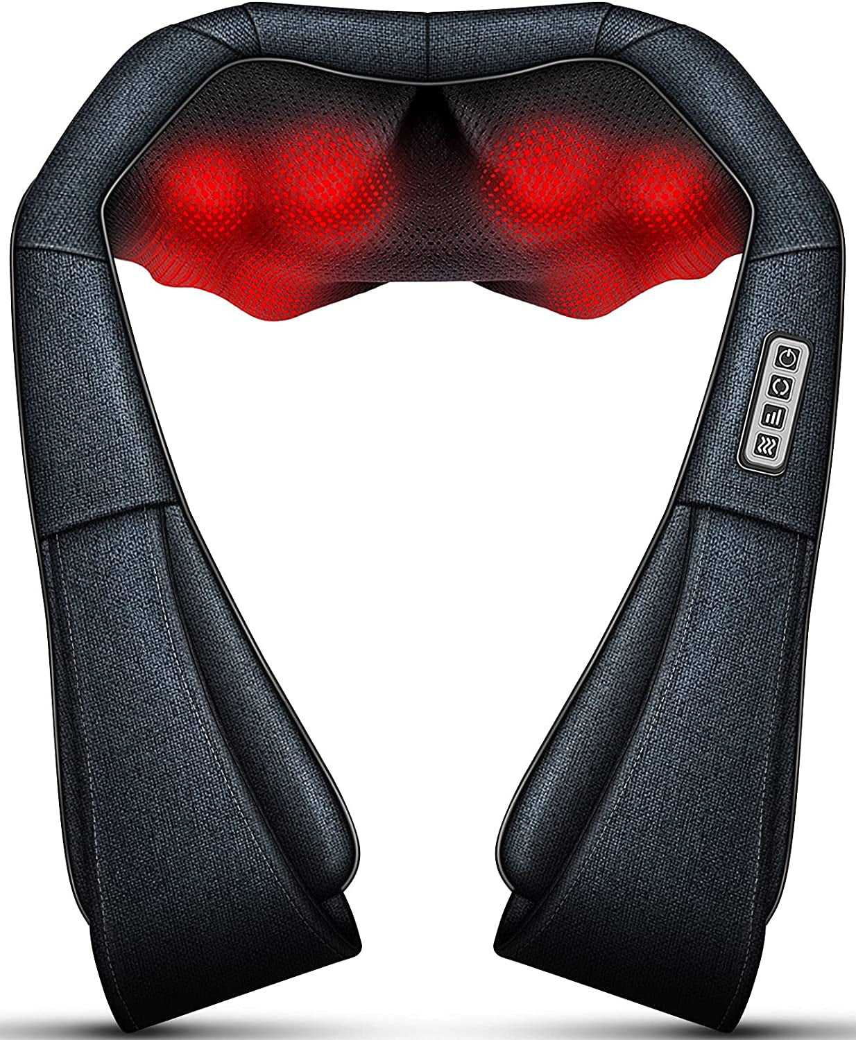 Mocuishle Neck Shoulder Back Massager with Heat - Shiatsu Neck Massager Present, Gift for Men/Women/Mom/Dad - Deep Kneading Massage for Neck, Back, Shoulder, Waist, Leg, Feet and Muscle  Mo Cuishle Navy  