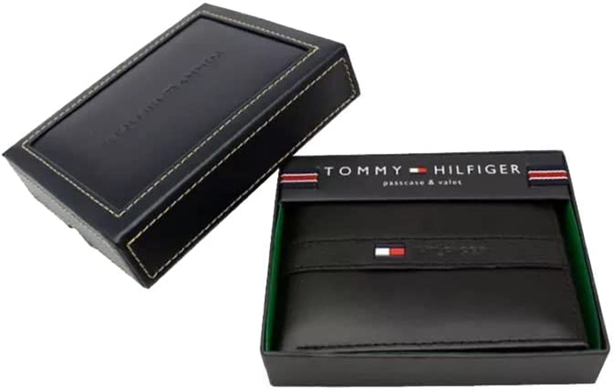 Tommy Hilfiger Men'S Genuine Leather Passcase Wallet with Multiple Card Slots  Tommy Hilfiger Men's Accessories   