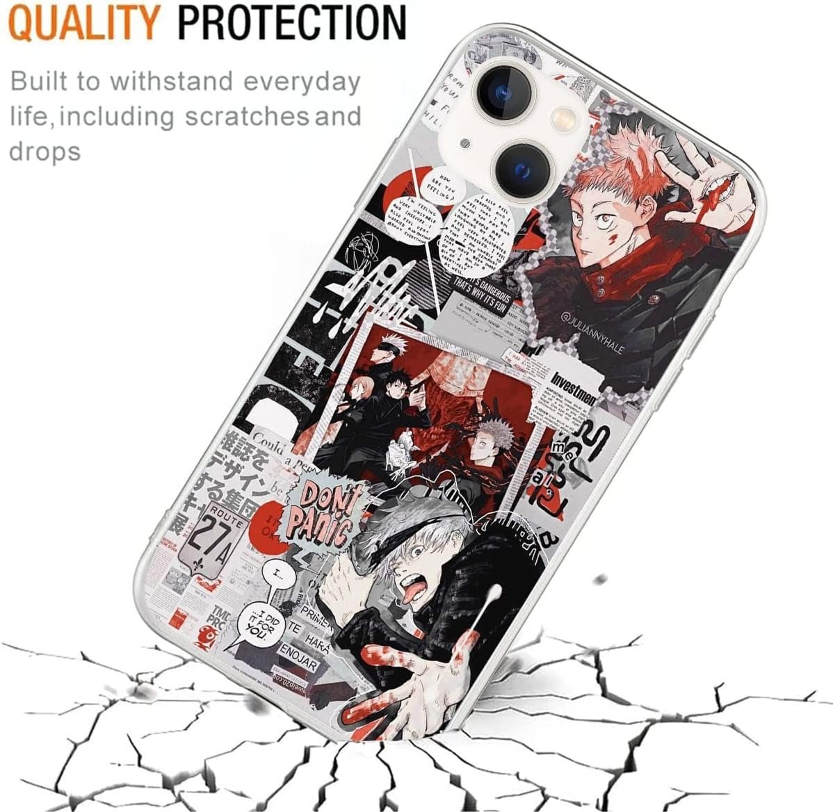 Compatible with LG G8 | LG G8 Thinq Case Jujutsu Gojo with Kaisen Satoru 122 Japanese Anime Design Soft Ultra-Thin Cover Case Clear  CUENDX   