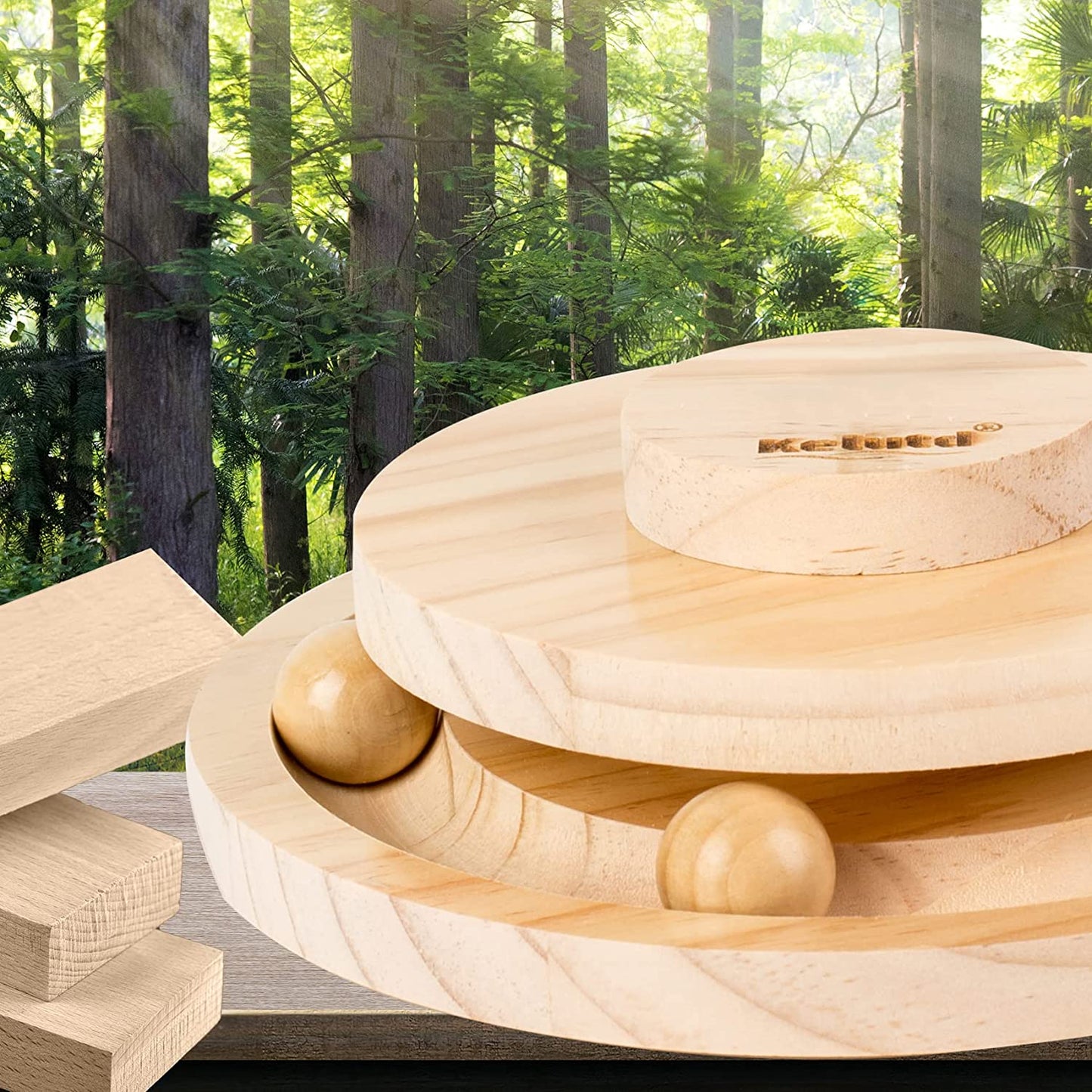 Kelutd Cat Toys, Interactive Cat Feeder Toy, Pet Exercise Toys, Cat Toys for Indoor Cats/Kitten as Cat Gifts, Patented Product  Kelutd   