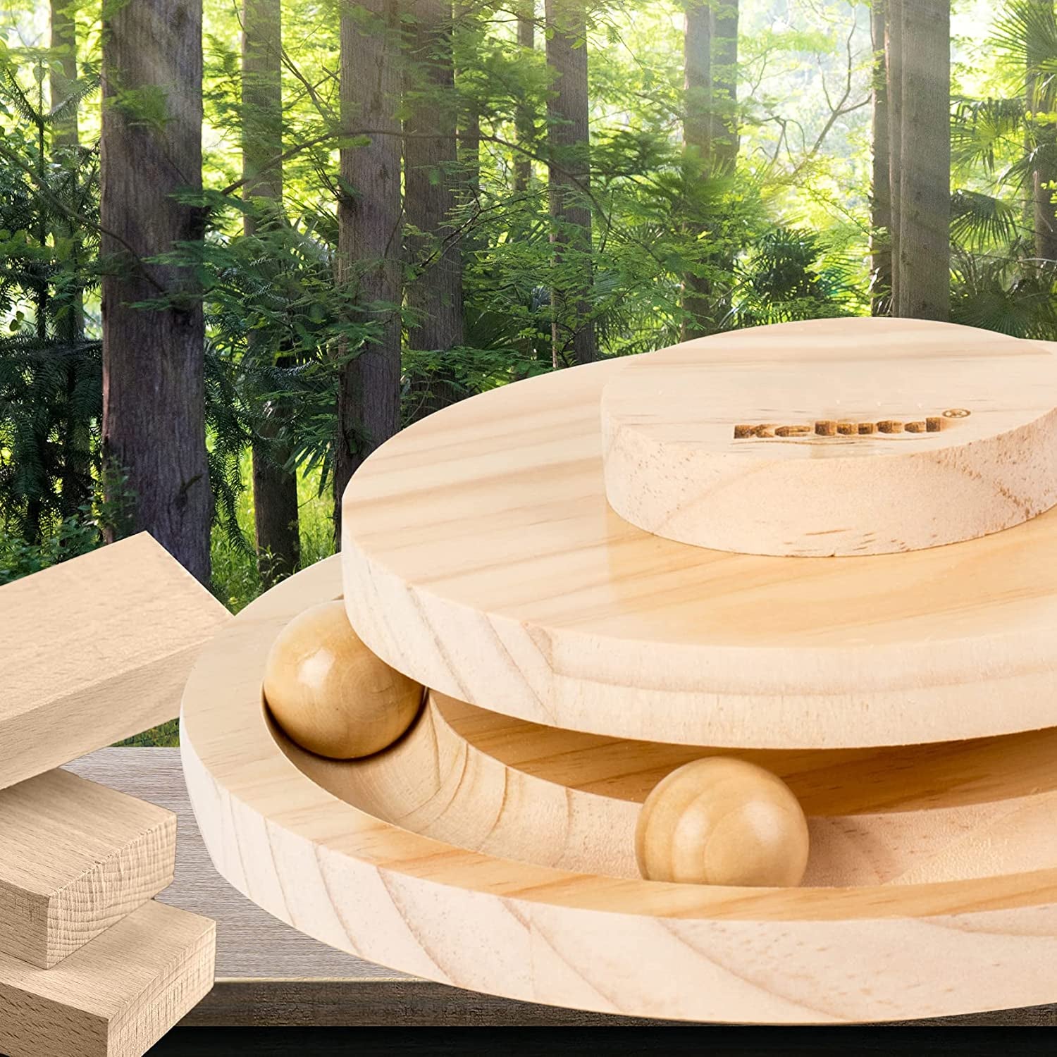 Kelutd Cat Toys, Interactive Cat Feeder Toy, Pet Exercise Toys, Cat Toys for Indoor Cats/Kitten as Cat Gifts, Patented Product  Kelutd   