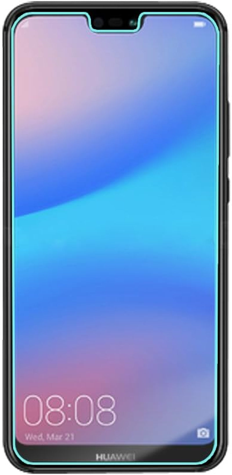 Mr.Shield [3-PACK] Designed for Huawei P20 Lite [Tempered Glass] Screen Protector with Lifetime Replacement  Mr.Shield   