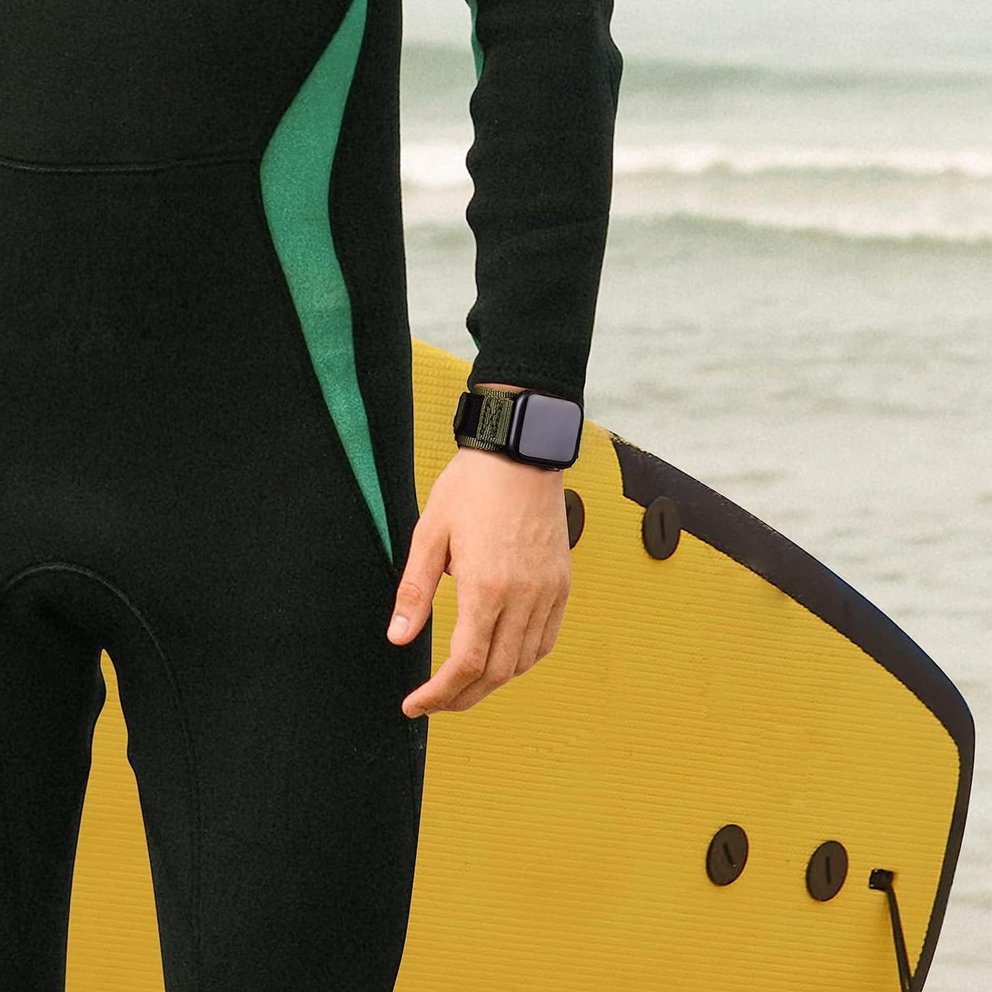 Nereides Compatible with Apple Watch Band Series 8/7/6/5/4/3/2/1/Se/Ultra, Nylon Sports Strap with Woven Design for 49Mm 42Mm/44Mm/45Mm 38Mm/40Mm/41Mm  Nereides   